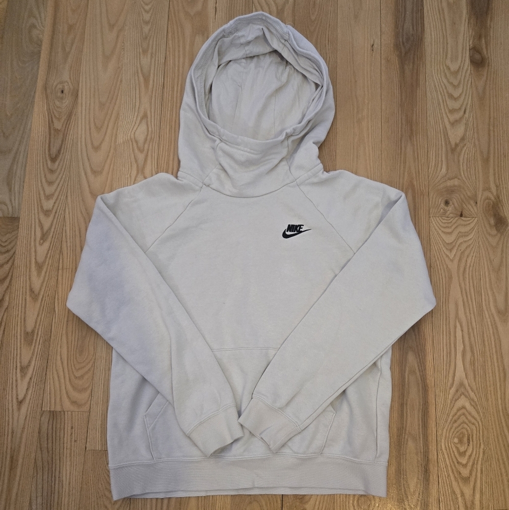 Nike Tan Cowl Neck Hoodie Size Small